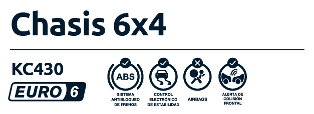 Volqueta Chasis 6x4